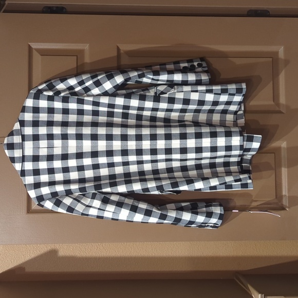 Avec Les Filles Anthropologie checkered blazer double breasted - Picture 7 of 9